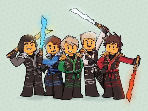 Cole And Lloyd Fanart, Lego Fanart, Ninjago Ships, Cole Ninjago, Ninjago Fanart, Ninjago Memes, Ninjago Kai, Lego Ninjago Movie, Chosen One