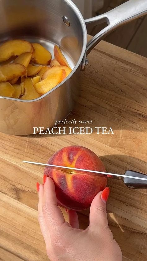 Natalie Crowe Tatman on Reels | Candi Staton · Young Hearts Run Free (45 Version) Sweet Hot Tea Recipes, House Warming Drinks, How To Drink Tea, Tea For Morning, Tea Time Ideas, Korean Drinks Recipe, Tea Instead Of Coffee, Peach Melba Recipe, Tai Tea