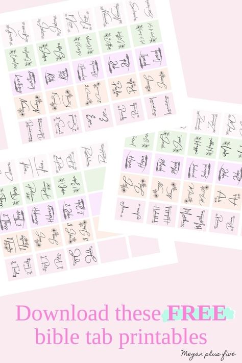 How To Make Bible Tabs With Cricut, Diy Bible Tabs Ideas Free Printable, Bible Tabs Free Printable, Bible Tabs Diy Free Printable, Bible Tabs Diy, Pretty Bible, Printable Tabs, Bible Index, Bible Stickers