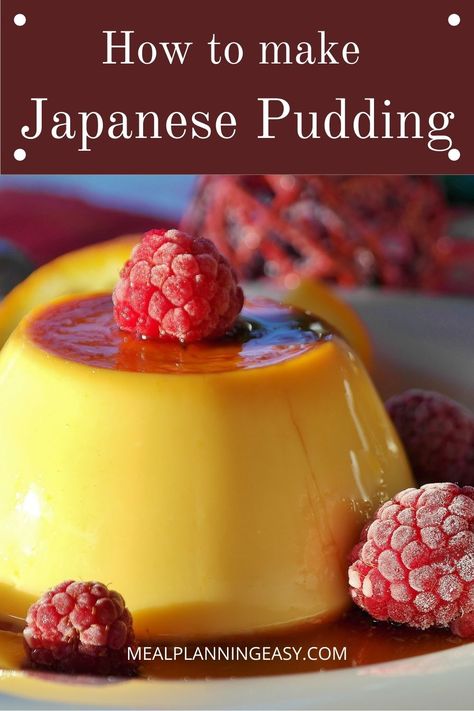 Japanese Pudding Recipe, Quick Caramel Sauce, Purin Recipe, Japanese Custard Pudding, Japanese Custard, Japanese Pudding, Caramel Custard Recipe, Caramel Custard, Easy Puddings