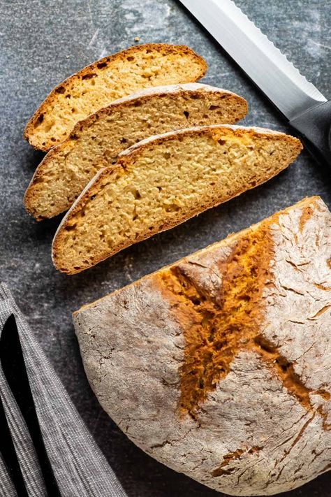 Vegan Soda Bread - Loving It Vegan I Want Food, Gf Bread, Vegan Side Dishes, Vegan Sides, Vegan Bread, Text Pins, Soda Bread, Easy Bread, Home Baking