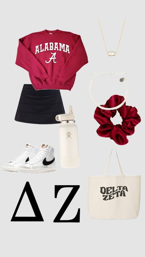 #bamarush #rush #sorority #basic #outfitinspo#rolltide#bamagamedayfit #universityofalabama Alabama Football Game Outfit, Alabama Gameday Outfit, Alabama Football Game, Bama Rush, Rush Sorority, Cute Middle School Outfits, Rush Outfits, Middle School Outfits, Game Outfit