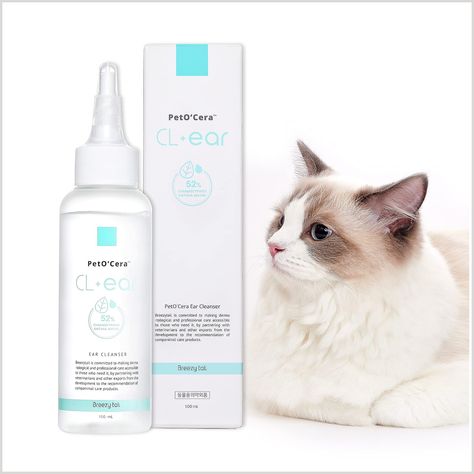 PetO'Cera Cl-Ear - Cat Ear Cleaner | Safe to use | Hypoallergenic Ear Cleaner | Cleans and Ear Cleaning Kit, Group Names Ideas, Cat Shampoo, Ear Cleaner, Cat Cleaning, Ear Health, Ear Care, Ear Cleaning, Natural Care