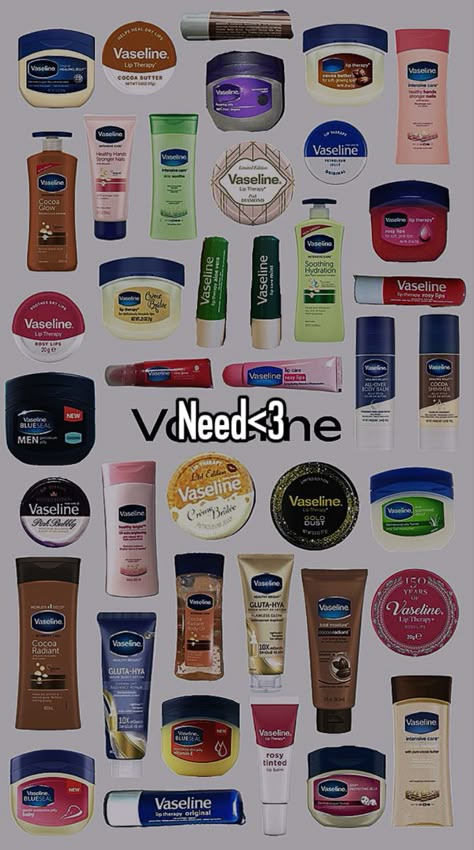 Vaseline And Perfume, Things Vaseline Is Good For, Vaseline Products Aesthetic, Vaseline Flavours, Skincare Vaseline, Vaseline For Face, Vaseline Cocoa Butter, Vaseline Original, Lip Therapy