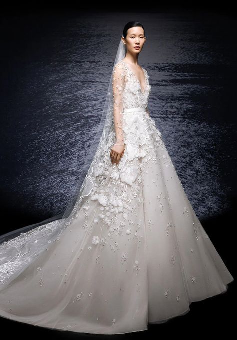 Elie Saab Spring 2024 Bridal Collection Saab Wedding Dress, Elie Saab Wedding, Elie Saab Wedding Dress, Elie Saab Bridal, 2024 Bride, Elie Saab Spring, Wedding Gallery, Elie Saab, Spring 2024