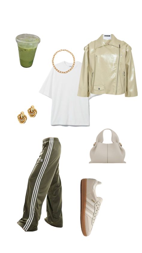 Green details Fit | Olive Green fit | Adidas Joggers Outfit | Oversized fit for girls | Sunday mood | Olive outfit aesthetic Adidas Joggers Outfit, Olive Outfit, Adidas Jogger, Olive Clothing, Sunday Mood, Green Details, Adidas Joggers, Joggers Outfit, Green Fits