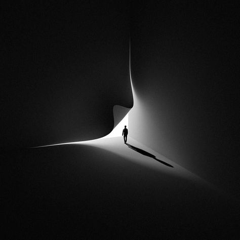 The Breakthrough By @simulsynced Breakthrough Art, Beauty Fotografie, Shadow Photography, Black And White Landscape, Black White Art, Minimalist Photography, Blogging Advice, Online Activities, Dark Photography