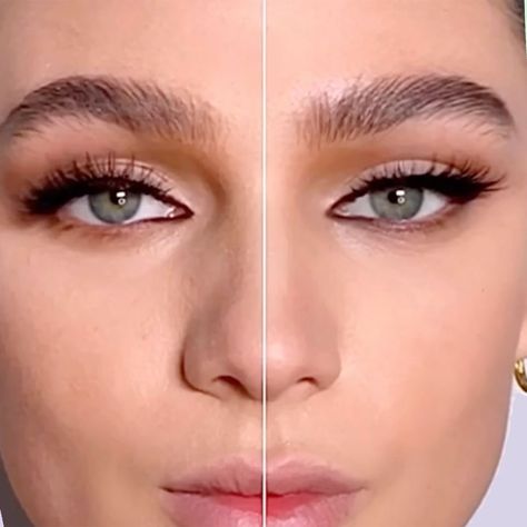 Mario Dedivanovic Makeup Looks, Brow Lift Makeup, Makeup Eye Lift, Eye Lift With Makeup, Eye Makeup To Lift Eyes, Elongating Eye Makeup, Lifted Eye Makeup, Lifting Eye Makeup, Lift Eye Makeup