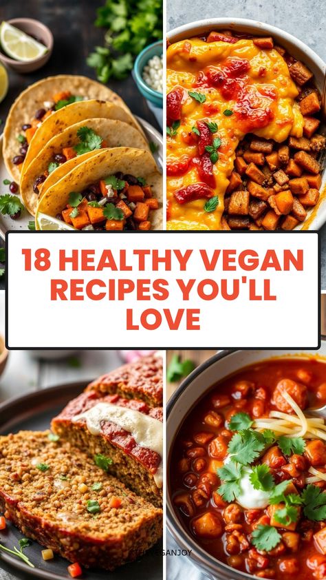 18 Healthy Vegan Recipes You'll Love Gf Df Vegan Recipes, Vegan Recipes For Diabetics, Vegan Low Fat Recipes, Vegan Gluten Free Dinner Recipes, Vegetarian Whole 30, Vegan Healthy Recipes, Whole Plant Based Diet, Raw Vegan Dinners, Raw Vegan Dinner Recipes