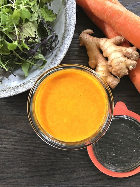 GINGER CARROT SALAD DRESSING — Dr Tara's Sunshine Ginger Carrot Dressing, Ginger Carrot Salad, Carrot Salad Dressing, Japanese Carrot Ginger Dressing, Carrot Ginger Salad Dressing, Carrot Hormone Salad, Miso Carrot Ginger Dressing, Sunshine Salad, Carrot Ginger Dressing