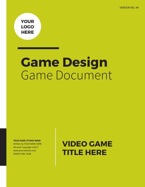 Making A Video Game, Game Design Document Template, Game Design Document, Game Level Design, Indesign Brochure, Computer Video, Game Maker, Indesign Brochure Templates, Deaths Head