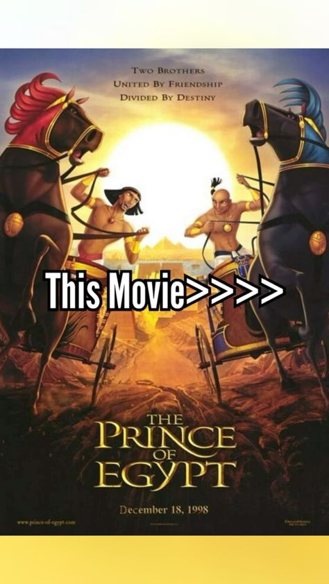 #shuffles444u Prince Of Egypt Wallpaper, The Prince Of Egypt, Gods Princess, Prince Of Egypt, Jesus Memes, Bible Humor, Christian Jokes, Christian Movies, Fav Movie