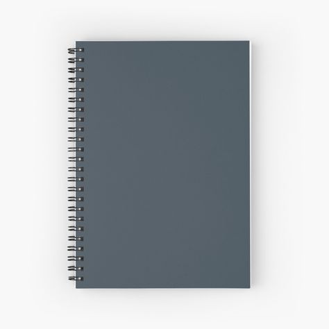 Plain Solid Color Background, Planner Handwriting, Grey Journal, Big Notebook, Charcoal Blue, Pretty Journals, Study Stationery, Twitter Header Photos, Notes Planner