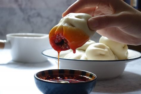 Siopao Sauce: The Perfect Dipping Sauce for Filipino Cooking Siopao Sauce Recipe Philippines, Pork Bun Dipping Sauce, Bao Dipping Sauce, Bao Bun Dipping Sauce, Siopao Sauce Recipe, Siopao Asado Recipe, Cambodian Recipes, Cambodian Food, Happy Eating