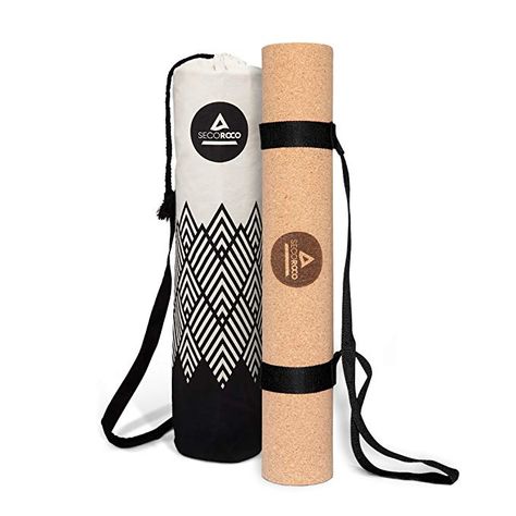 Training and Yoga Mat made of Cork and Rubber in 3mm Thickness of 100% Environmentally Friendly, Natural and Non-Slip Materials Anti-allergy mat including durable linen yoga bag Cork Yoga Mat, Yoga Essentials, Types Of Yoga, Aerial Yoga, Yoga Bag, Online Yoga, Sun Cream, Yoga Shop, Mat Exercises