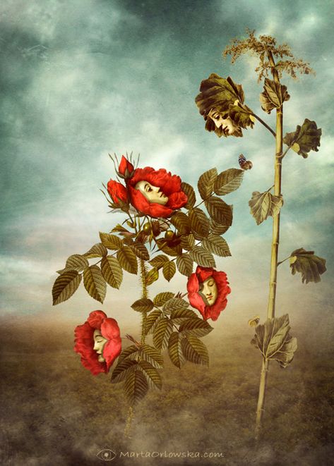 Fine Art Photography Conceptual, Surreal Flowers, Visual Illustration, Surealism Art, Art Surreal, Illustration Story, Surrealism Photography, Surrealism Painting, Floral Artwork