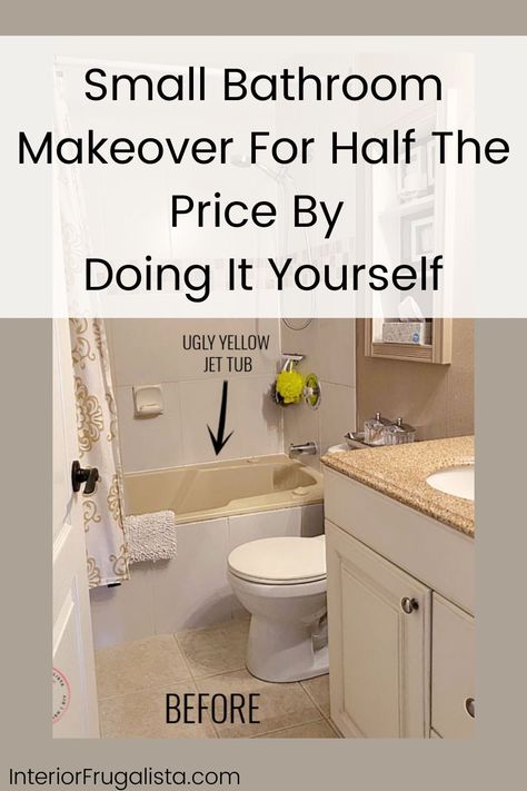 Small Bathroom Redo, Update Small Bathroom, Small Bathroom Renos, Affordable Bathroom Remodel, Easy Bathroom Updates, Restroom Remodel, Small Full Bathroom, Small Bathroom Remodel Designs, Simple Bathroom Remodel