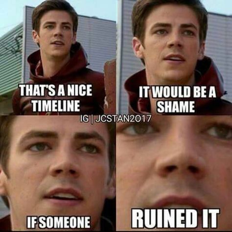 Omg Barry - The Flash - Season 3 Quicksilver Cosplay, Arrow Memes, Flash Characters, Team Flash, Flash Funny, Flash Barry Allen, The Flash Grant Gustin, Superhero Memes, Flash Tv Series