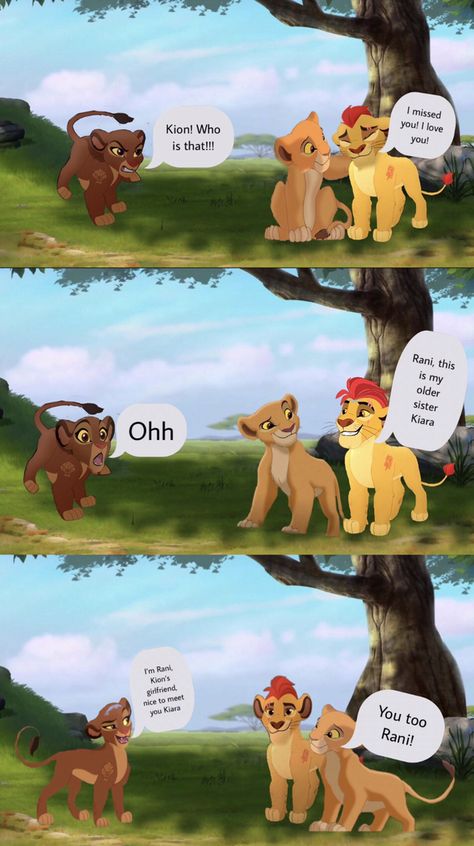 The Lion Guard Kion And Rani, The Lion Guard Fanart, Lion Guard Kion And Rani, Lion Guard Fanart, Lion King Kovu, Kiara Lion King, Lion King Funny, Kion X Rani, Lion King Comics