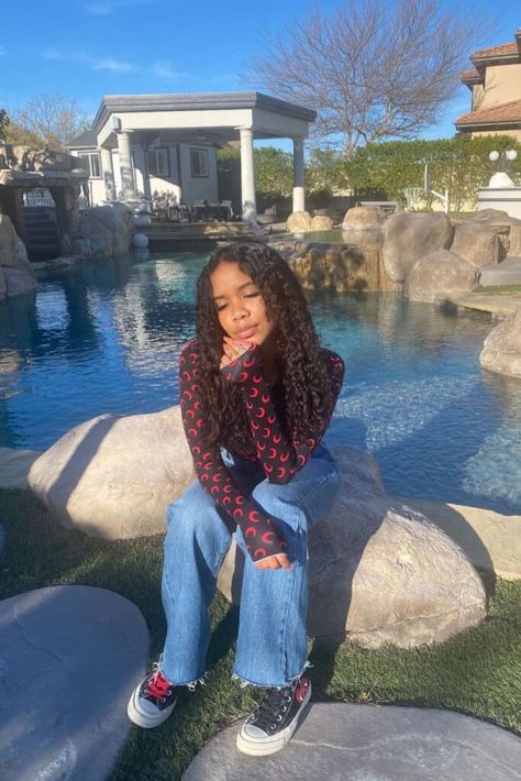 Is Bryce James Big Boy’s Daughter Jaide Chula? [2023 Update] Bryce James 2023, Jane Insane Utah Mom, Lebron James Wife, Lebron James Daughter, Bryce James Girlfriend, Lebron James Son, Sean Combs, Dark Brown Hair Color, Black Curly Hair