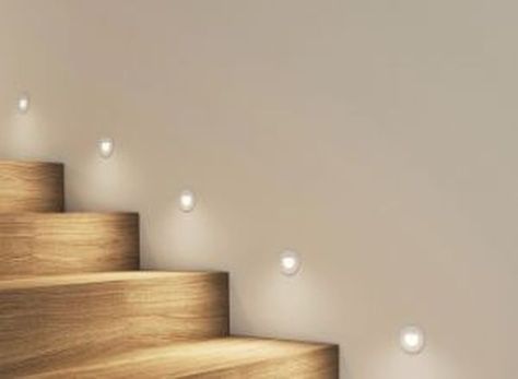 Stair Lights, Staircase Lighting, Led Spot, Led Spotlight, Tiny House, Stairs, Sweet Home, New Homes, Lighting