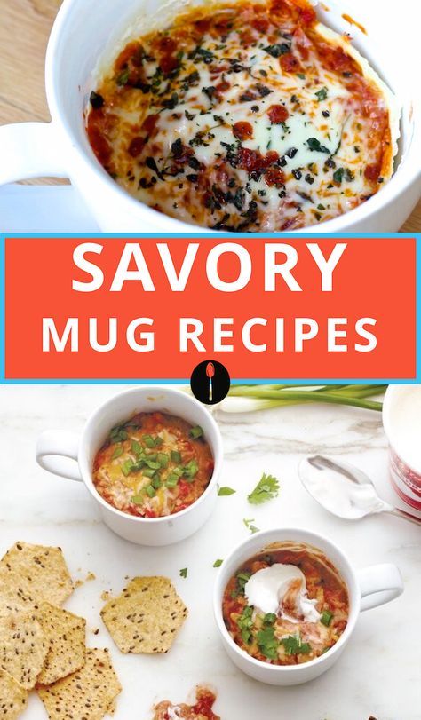 Coffee Mug Recipes, Quick Mug Recipes, Dinner In A Mug Recipes, Mug Recipes Savory, Savory Mug Recipes, Easy Mug Recipes, Cup Meals, Recipes Pork Chops, Easy Desert