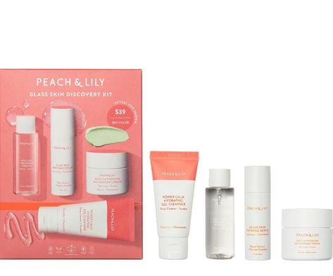 Peach Lily, Skin Essence, Hydrating Skin, Peach And Lily, Dewy Skin, Skin Radiance, Gel Cleanser, Glass Skin, Skincare Set