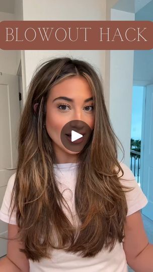 113K views · 6.1K reactions | My hack for cheating a blowout in half the time 🤌🏽 #blowouthack #blowouttutorial #hairtutorial #hairspo #hairinspo #hairstyle #blowout #balayage #brunette #bronde | MADISON QUINN | madisonquinnblog · Original audio Long Hair Blowout No Layers, Front Blowout Hair, Blowout Medium Length Hair Tutorial, Home Blowout Diy, Best Haircut For Blowout, Medium Hair Blowout Tutorial, Effortless Blowout Hair, Everyday Blowout Hair, Salon Blowout Long Hair