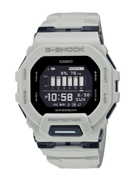 G-Shock GBD-200UU and GLX-5600RT: New summer colorways for running and surfing series Training Planner, New G Shock, Steps Tracker, Scuba Gear, Car Led Lights, Airplane Mode, G Shock Watches, Watch Display, Casio G Shock