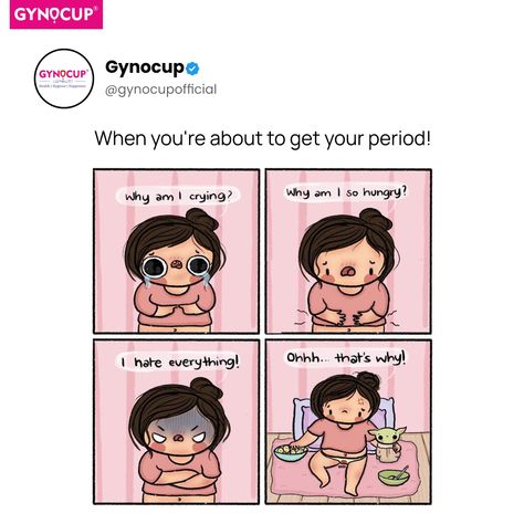 When you're about to get your period!  #periods #menstruation #periodproblems #period #menstruationmatters #periodpositive #gynocup #mildcares Period Blood In Toilet, Period Relatable, Menstruation Humor, Period Problems Funny, Period Memes Funny, Period Aesthetic, Period Stuff, Period Jokes, Boyfriend Questions