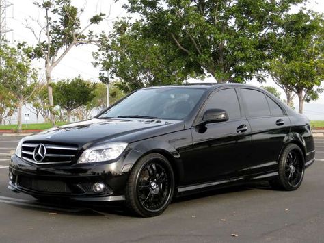 Black Wheeled Mercedes Benz w204 Mercedes Benz C300 Black, 2011 Mercedes Benz C300, W204 Mercedes Benz, Mercedes W204, Mercedes C 200, Mercedes Benz W204, Mercedes Benz Sports Car, Custom Mercedes Benz, Mercedes C250