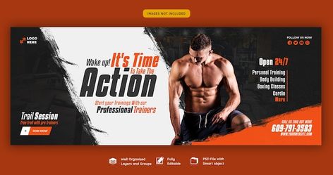 Gym Template, Fitness Banner, Gym Banner, Sports Banner, Boxing Classes, Gym Boy, Its A Boy Banner, Facebook Cover Design, Web Banner