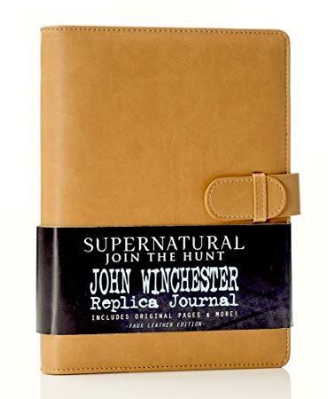 Hunters Journal, Supernatural Journal, Winchester Journal, John Winchester Journal, Best Daily Planner, Supernatural Merchandise, Faux Leather Journal, Supernatural Books, Teacher Lesson Planner