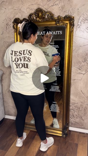 𝐒𝐞𝐥𝐢𝐧𝐚 𝐂𝐫𝐮𝐳 | 𝐖𝐞𝐝𝐝𝐢𝐧𝐠 𝐒𝐢𝐠𝐧𝐚𝐠𝐞 𝐕𝐞𝐧𝐝𝐨𝐫 on Instagram: "Join me on prepping this mirror rental for its next wedding event! 

Step 1 is to remove all prior vinyl from the previous event

Make sure to follow along for my next video where I will go over how to apply the decal to the mirorr! 

#weddingmirrorrental #weddingvinyl #howtoremovevinyl #removingvinylfrommirror #weddingmirror #weddingdiy #diymirror #diybride #weddingsignage #weddingvendor #weddingsignageartist #customvinyldecal #mirrorrentals #weddingdecorideas #godisgood #yoursignawaits" Vinyl On Mirror, Wedding Mirror, Custom Vinyl Decal, Diy Brides, Diy Mirror, Next Video, Wedding Signage, Vinyl Lettering, God Is Good