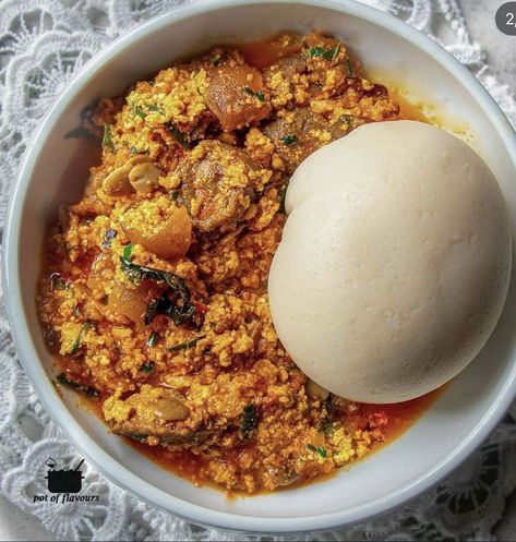 Yoruba food Yoruba Food, Poundo Yam, Nigerian Dishes, Egusi Soup, Swallow Food, Food Spices, Food Business Ideas, Food Receipt, Soul Food Dinner