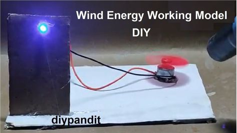 how to make energy generator using simple dc motor | free energy | science project | diy pandit | Energy Science Projects, Diy Windmill, Windmill Diy, Energy Science, Cool Science Fair Projects, Non Renewable Energy, Energy Generator, Fair Projects, Work Diy