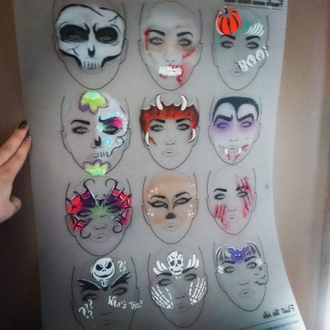 Halloween Face Paint Designs, Halloween Face Painting, Skull Face Paint, Face Painting Halloween, Face Painting Designs, Halloween 2018, Facepaint, Painting Designs, Jack Skellington