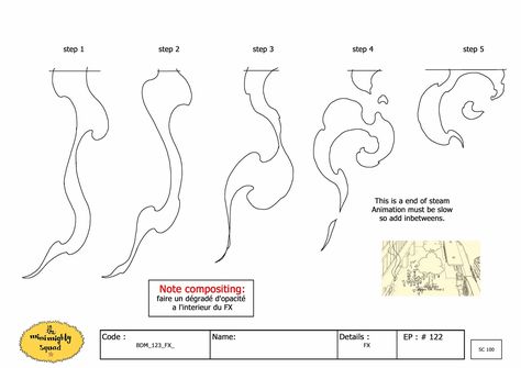 Steam Reference Sheet Fx Animation, Animation Drawing Sketches, Vfx Tutorial, Learn Animation, Effects Animation, Sketching Tips, Frame By Frame Animation, Animation Sketches, Animation Tutorial