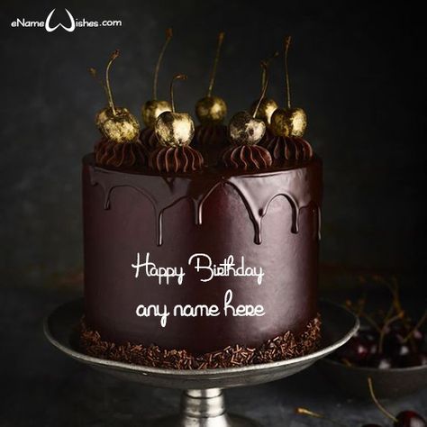 write name on pictures with eNameWishes by stylizing their names and captions by generating text on Chocolate Cake with Name with ease. Cake Name Edit, Vijay Quotes, Chocolate Cake With Name, Cakes Happy Birthday, Name On Cake, Chocolate Names, Write Name On Cake, Happy Birthday Chocolate Cake, Birthday Cake Write Name