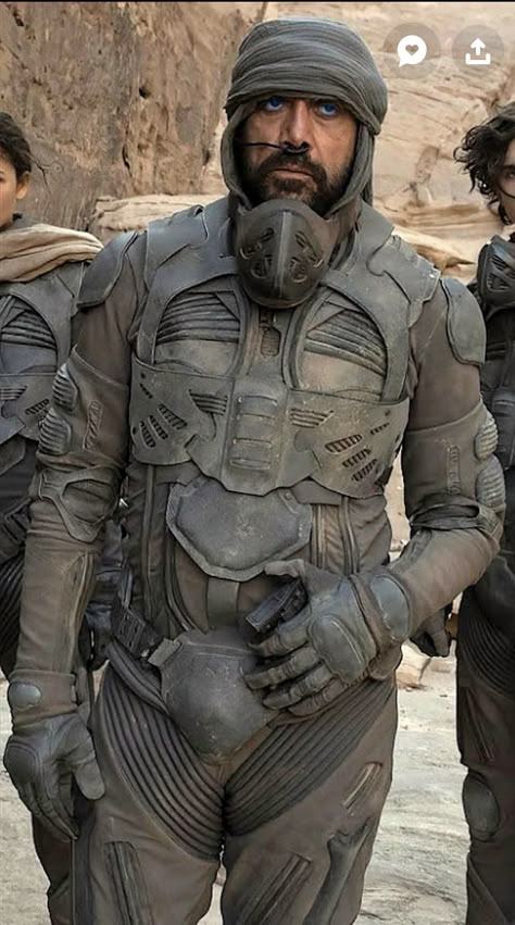 Dune Stillsuit Cosplay, Still Suit Dune, Dune 2 Costumes, Stillsuit Dune, Fremen Costume, Dune Costume Design, Dune Suit, Fremen Stillsuit, Dune Armor