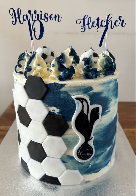 #spurs #tottenhamhotspurcake #craftychefscakes #coys #footballcake Spurs Cake Tottenham Hotspur, Tottenham Hotspur Cake, Spurs Cake, Tottenham Cake, 30th Birthday Cakes For Men, Football Cakes, Birthday Beer Cake, Seventh Birthday, Football Birthday Cake