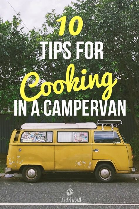 Campervan Storage Ideas, Vanlife Tips, Roadtrip Tips, Van Kitchen, California Beach Camping, Campfire Recipes, Solo Camping, Easy Camping Meals, Campervan Life