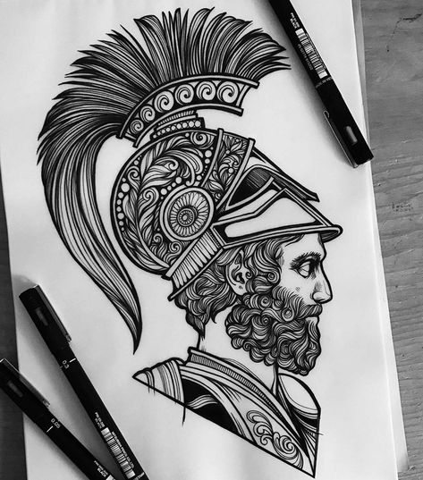 Italy Tattoo, Gladiator Tattoo, Medieval Tattoo, Statue Tattoo, Forarm Tattoos, King Tattoos, Mythology Tattoos, Greek Tattoos, Tattoo Portfolio