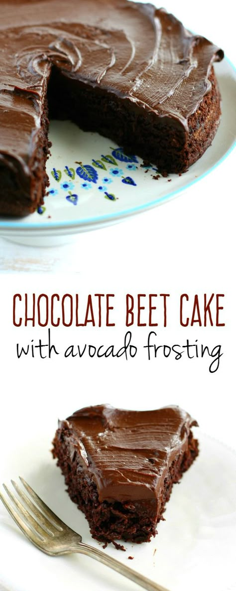 Chocolate beet cake with chocolate avocado frosting is not only incredibly delicious, it's also a healthier dessert choice! So yummy no one will ever guess it's healthy though! Gluten free, vegan, and free of the top 8 allergens! Chocolate Beet Cake, Avocado Frosting, Beet Cake, Cake Filling, Diy Easy Recipes, Chocolate Avocado, Decadent Chocolate Cake, Gluten Free Desserts Recipes, So Yummy