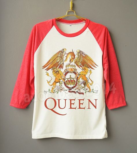 QUEEN Shirt Freddie Mercury Shirt British Rock by adorabear2014, $18.00 Queen Merch, Rock Band Shirts, Band Tee Shirts, Queen Shirt, British Rock, Queen Shirts, Music Tees, Queen Band, I'm With The Band