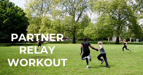 Partner Relay Workout | Bootcamp Ideas Bootcamp Workout Ideas, Workout Bootcamp, Bootcamp Ideas, Bootcamp Workout, Relay Races, Boot Camp Workout, Partner Workout, Kettlebell Workout, Horse Shoe