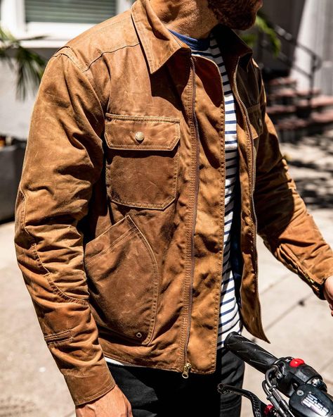 ButterScotch on Instagram: “What’s your Fall go to jacket? Why not make it a Jane Moto DRIGGS jacket and get everything you could ever need in one beautifully aging…” Waxed Canvas Jacket, Rogue Territory, Wax Jacket, Field Watches, Canvas Jacket, Wax Jackets, March 2023, Men Fashion Casual Outfits, Mens Style