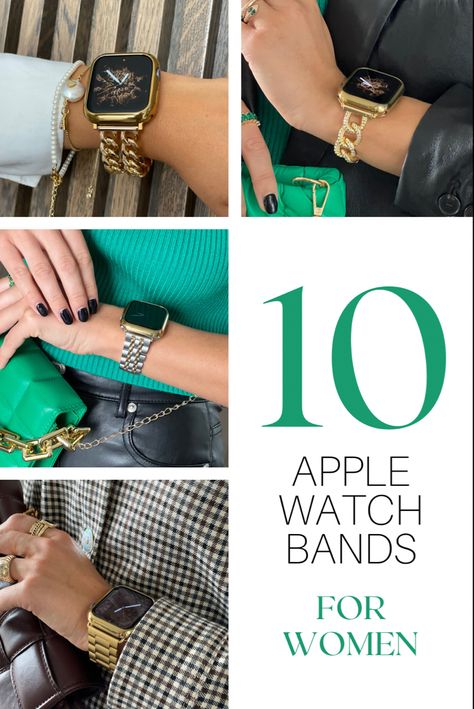 Watch Bands For Apple Watch Women, Most Popular Apple Watch Bands For Women, Metal Apple Watch Band Women, Dressy Apple Watch Bands Women, Women Apple Watch Band, Elegant Apple Watch Bands, Women’s Apple Watch Bands, Apple Watch Fashion Women, Best Apple Watch Bands Women