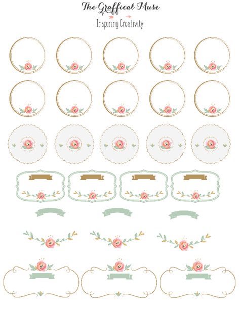 Free Printable Pink Floral Labels and Stickers Minecraft Scrapbook, Diy Christmas Candy, Scrapbook Frames, Soap Labels, Labels Printables Free, Cadeau Diy, Adhesive Paper, Printable Tags, Printable Labels