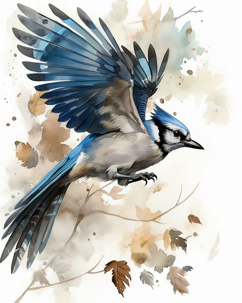 Excited to share the latest addition to my #etsy shop: Winter Bandit Art for Home | Watercolor Bird Art Print | Blue Jay Illustration | Avian Art Decor | Blue Jay Wall Art | Artwork for Bedroom https://etsy.me/45Cmmxx #blue #black #unframed #nursery #countryfarmhouse Watercolor Blue Bird, Blue Jay Tattoo Design, Blue Jay Tattoo Black And White, Bluejay Art, Blue Jay Flying, Blue Jay Illustration, Blue Jay Drawing, Blue Bird Drawing, Illustration Art Nature